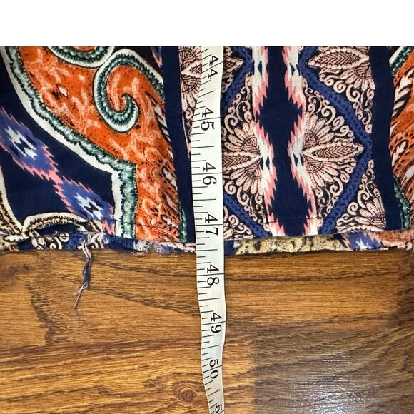 Midnight Sky Women's Strapless Boho Maxi Sun Dress Size Large Retro Style - Picture 9 of 9